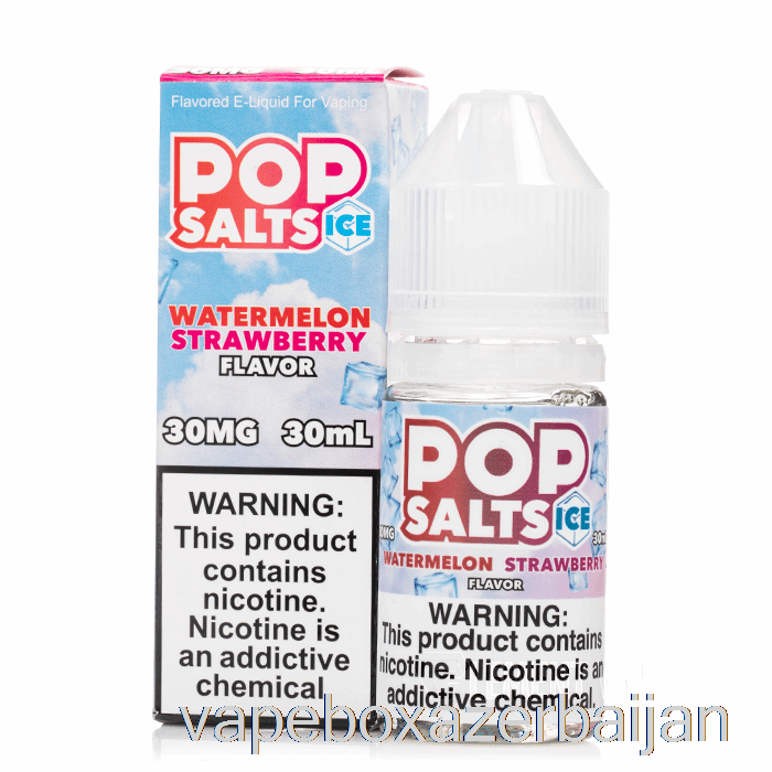 Vape Azerbaijan ICE Watermelon Strawberry - Pop Salts - 30mL 30mg